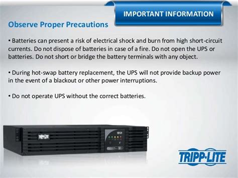 How To: Replace a Battery in a Tripp Lite 2U UPS System