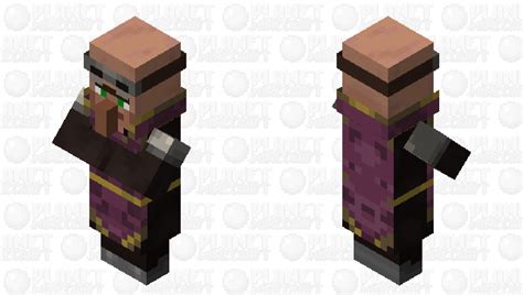 End Villager - Cleric Minecraft Mob Skin