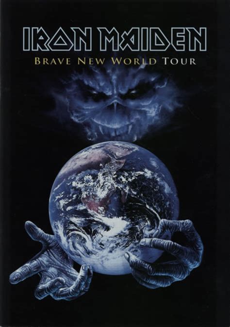 Iron Maiden Brave New World Tour + Ticket Stub UK tour programme ...