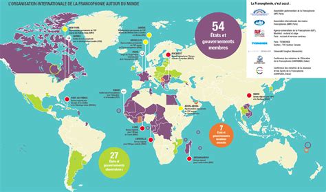 MAP & KEY FIGURES | Francophonie SG