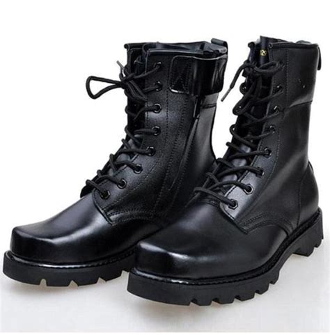 New Men Black Military Boots, Men Combat Boot, Men Lace | RebelsMarket