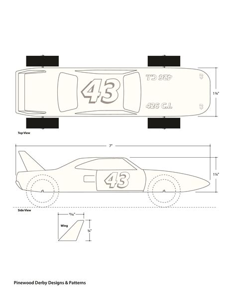 39 Awesome Pinewood Derby Car Designs & Templates ᐅ TemplateLab