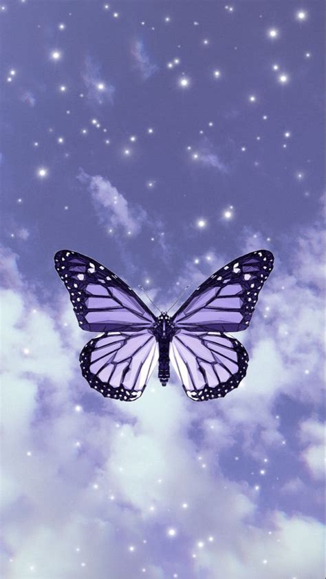 Aesthetic Butterfly Purple Wallpapers - Wallpaper Cave