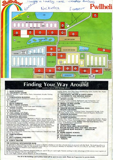 Pwllheli Map from 1983