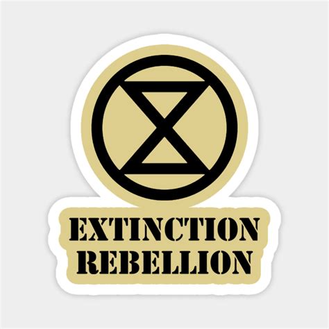 Extinction Rebellion - Cool Logo Campaign Protest Climate Xr - Magnet | TeePublic