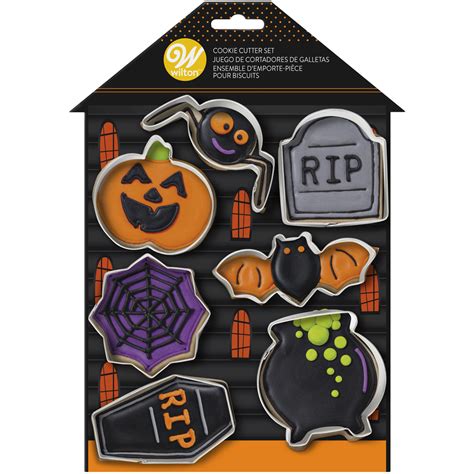 Wilton Halloween Haunted House Cookie Cutters, Set of 7 Halloween ...