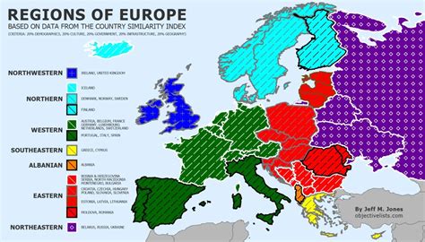 The 7 Unique Regions of Europe - OBJECTIVE LISTS