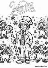 Wonka Christmas coloring Page  BubaKidscom sketch template