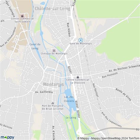 Map Montargis: map of Montargis (45200) and practical information