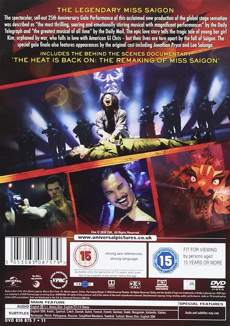 Miss Saigon: 25th Anniversary Performance (DVD) – Warner Bros. Shop - UK