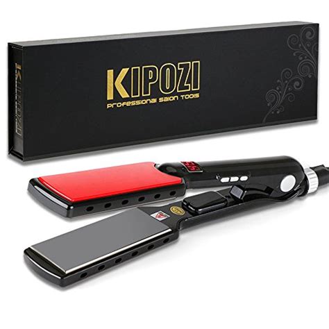 KIPOZI Professional 1.5 Inch Flat Iron Hair Straightener with Nano ...