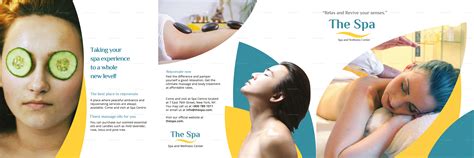 Square Spa Brochure Design Template in PSD, Word, Publisher, Illustrator, InDesign