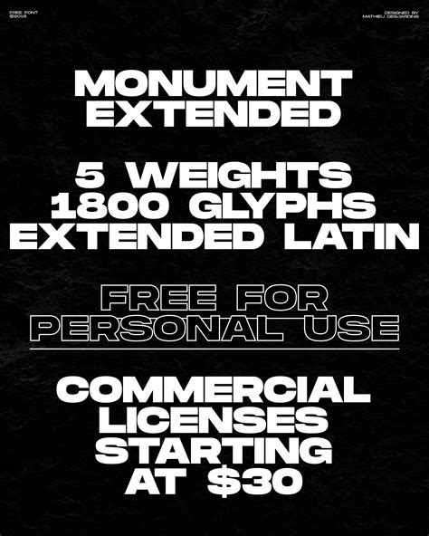 Monument Extended — New Free Font on Behance | Modern fonts free ...