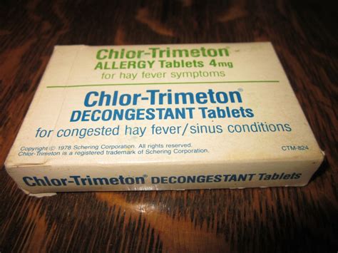 Vintage Chlor-Trimeton Allergy Tablet deck of playing cards | eBay