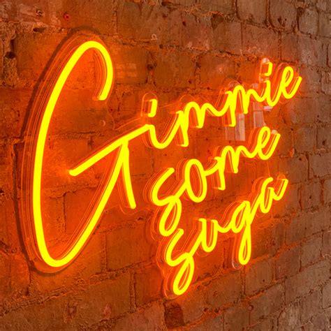 15 + Best Orange Neon Sign Aesthetic For Wall & Any Space