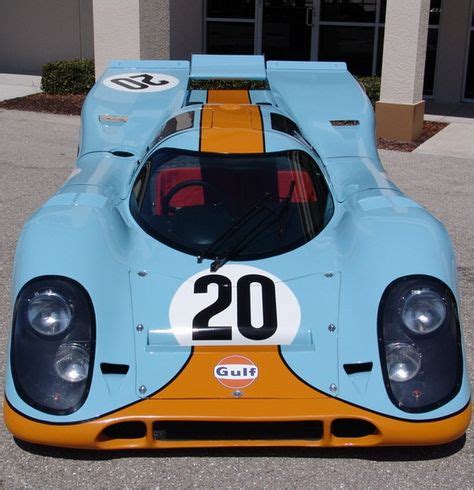 Legendary Gulf Porsche 917 - meet the car made famous by Steve McQueen in the movie LeMans. Own ...