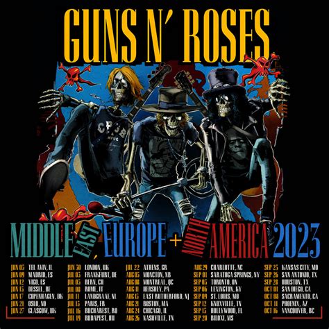 Guns N' Roses announce World Tour 2023, including four Canadian stops