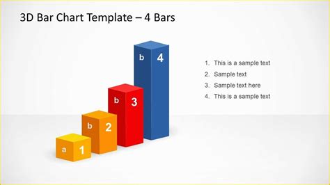 Free Powerpoint Bar Chart Templates Of 3d Bar Chart Template Design for ...