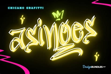 Asinges - Chicano Graffiti Font | Free Font Download