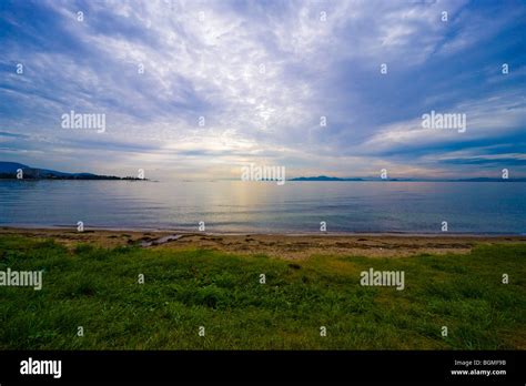 Biwa Lake. Otsu Shiga Prefecture Japan Stock Photo - Alamy