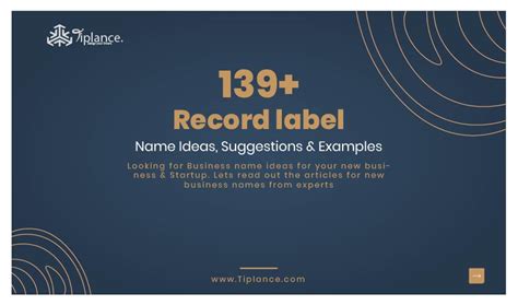 339 + Best Record label Names ideas & Samples - Tiplance