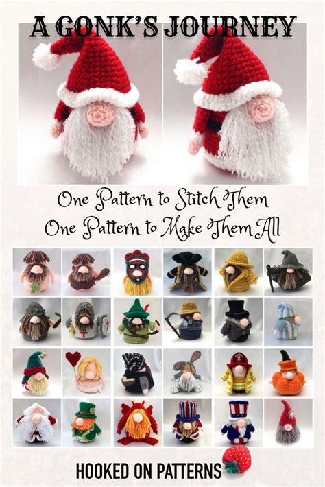 Christmas Gonk Knitting Patterns - Mikes Nature