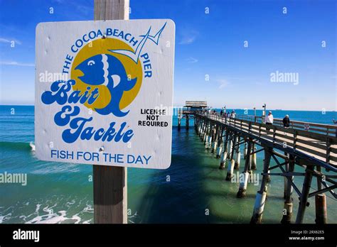 Cocoa Beach Pier, Cocoa Beach, Florida USA Stock Photo - Alamy