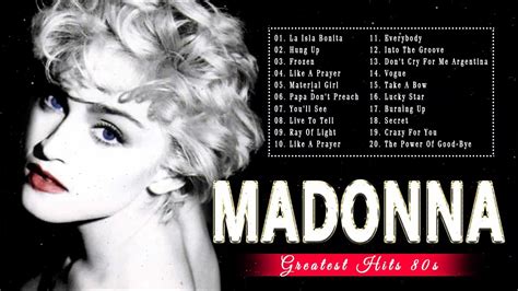 Top '80s Songs from Pop Superstar Madonna | Madonna Songs (1982 - 2012 ...