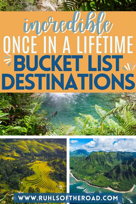 Official Bucket List Places to Visit & How to Make a Travel Bucket List ...