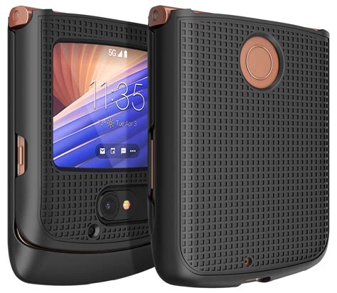 Grid Textur Hülle Slim Harte Schutzhülle für Motorola Razr 5G Flip Handy (2020) | eBay