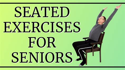 Printable Best Chair Exercises For Seniors Yoga For Seniors, Senior Fitness, Exercise ...