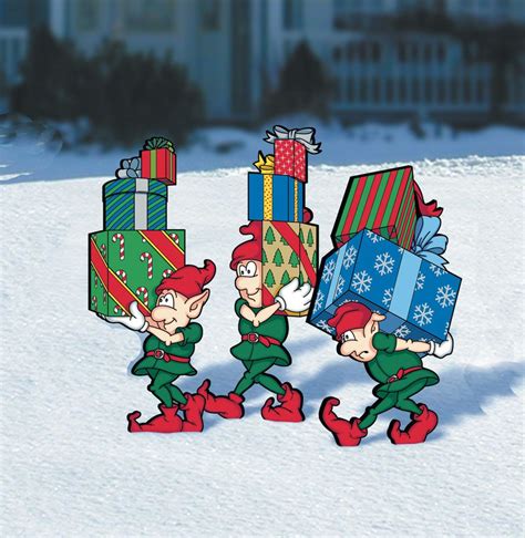 North Pole Delivery - Elves | Christmas yard art, Christmas yard decorations, Christmas wood crafts