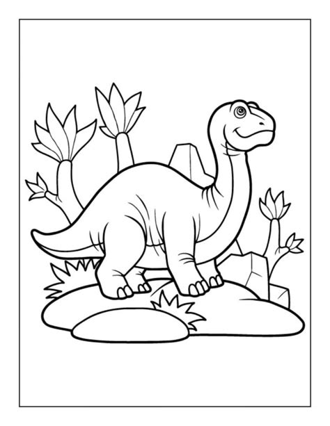 Free DINOSAUR Coloring Pages for Download (Printable PDF) - VerbNow