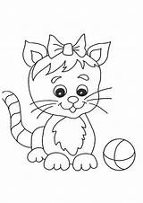 Free Printable Cat Coloring Pages For Kids sketch template