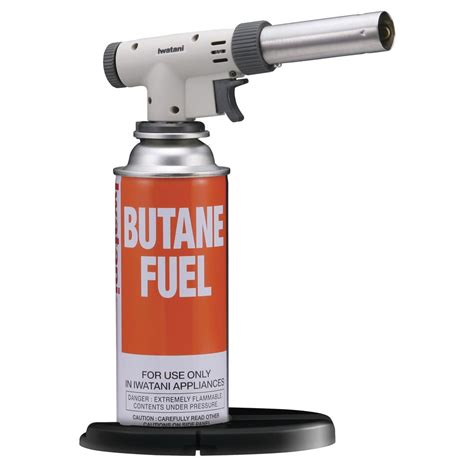 Iwatani Metal Butane Cooking Blowtorch - 7 1/2L x 1 1/2W x 2 3/4H