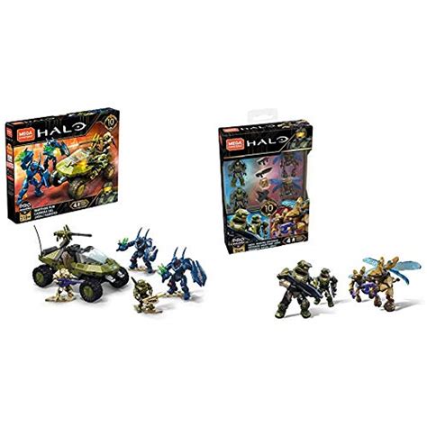 Mega Construx Halo Warthog Run & Construx Halo UNSC Marine Defense | Pricepulse