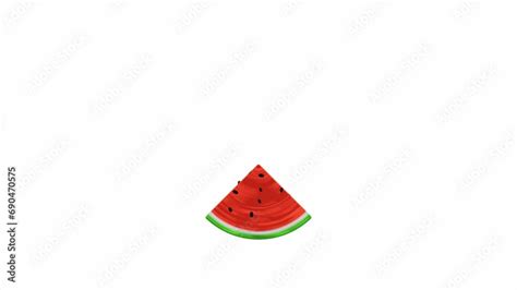 3d illustration of Palestine flag with slice of watermelon as a Symbol of Palestinian Solidarity ...