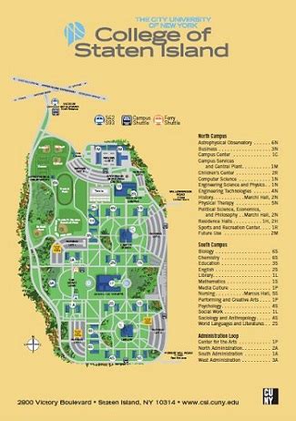 College Of Staten Island Campus Map – The World Map