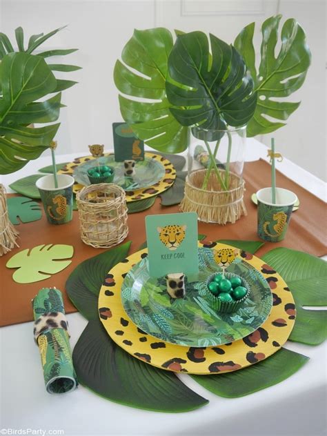 Jungle Party Ideas and DIY Decor - Party Ideas | Party Printables Blog