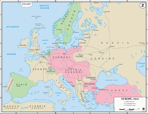 A Map Of Europe Before World War 1 – Topographic Map of Usa with States