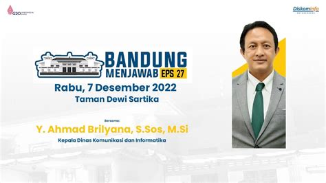 Bandung Menjawab 2022 Eps 27 - Bandung Connecticity 2.0 (Diskominfo Kota Bandung) - YouTube