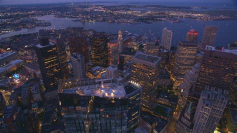 615 Boston skyline at night Stock Video Footage - 4K and HD Video Clips | Shutterstock