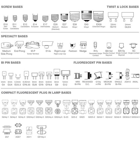 Skinny Light Bulb Base | Light bulb bases, Light bulb, Light bulb types