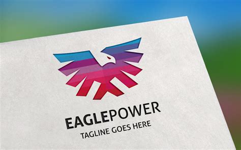 Eagle Power Logo Template #153621 - TemplateMonster