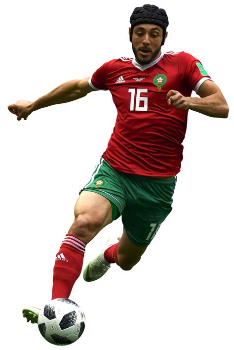 Nordin Amrabat Morocco football render - FootyRenders