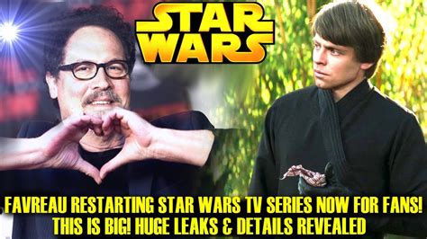 Jon Favreau Is Restarting Star Wars TV Series Now! This Is BIG Get ...