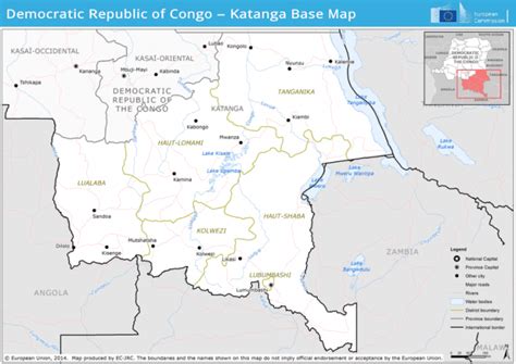 Democratic Republic of Congo – Katanga Base Map (as of 11 Dec 2014 ...