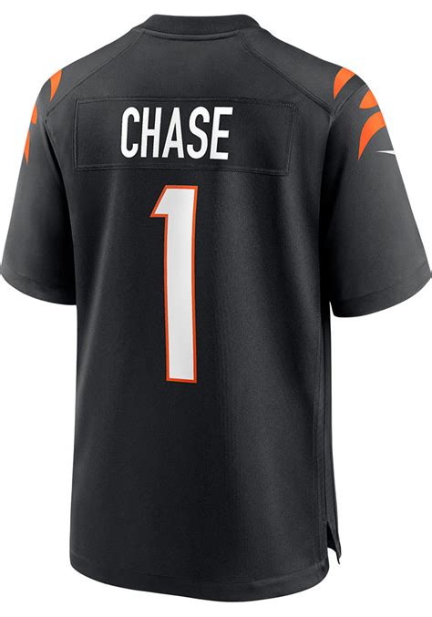 Ja'Marr Chase Cincinnati Bengals Home Game Jersey - BLACK