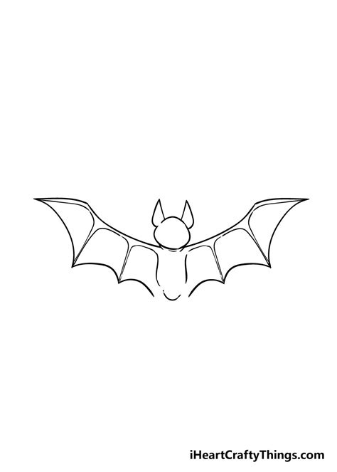 Bat Drawing Template