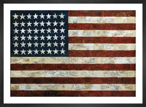 Flag 1954 Art Print by Jasper Johns | King & McGaw